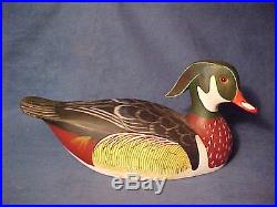 Drake Wood Duck Decoy Roe Terry Chincoteague Va Competition Grade