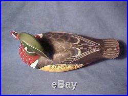 Drake Wood Duck Decoy Roe Terry Chincoteague Va Competition Grade
