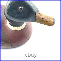 Dave Butz Duck Decoy Hand Painted Signed 1988 Rare Redskins NFL