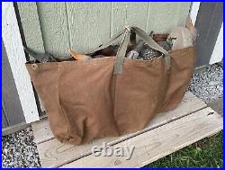 Decoy Duck Carrying Bag L L Bean with 6 Decoy Ducks