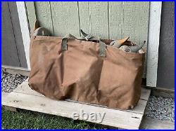 Decoy Duck Carrying Bag L L Bean with 6 Decoy Ducks