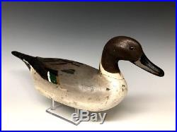 Dick Janson Fresh-Air Dick Pintail Duck Hunting Decoy Decoys Wood Antique Old