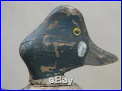 Drake Whistler Duck Decoy Attributed To Upstate New York