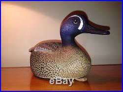 Duck Decoy Sean Sutton Pair of Blue Wing Teal Spotless/Mint Condition