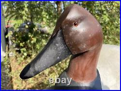 Duck Decoy Stamped And Signed By Doily Fulcher