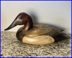 Duck Decoy Tom Taber Signed Vintage Wooden Art Duck Decoy