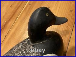 Duck Decoy hand carved nice etching