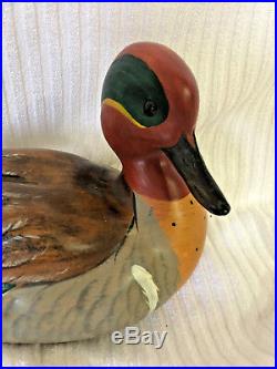 Ducks Unlimited American Teal Series Duck Decoy Statue Collection 1247