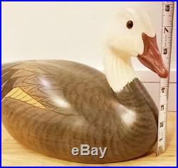 Ducks Unlimited Special Edition Snow Goose Decoy By Robert Capriola 1999-2000