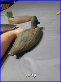 Early 1900s 1800s Wood Duck Decoys Lot, Various SEE