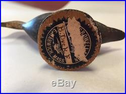 Early A. Elmer Crowell Miniature Hand Carved Duck Decoy