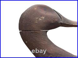 Early Antique Canvasback Wooden Decoy 1900 Upper Chesapeake Bay Cecil County