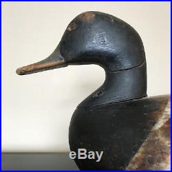 Early Bob Mcgaw Bluebill Upper Bay Md Antique Decoy