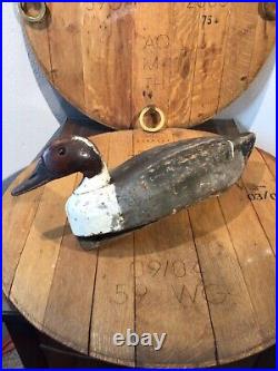 Early COLUMBIA RIVER GORGE PINTAIL Handmade Painted and Waxed Working Decoy Nice