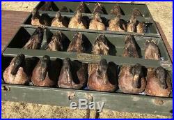 Ex Rare Decoy Deluxe Whistler Brothers 12 Pack Mallard WithOrig Case + Paperwork