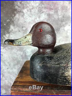 Exceedingly Scarce Early Ken Anger Peter Pringle Redhead Duck Decoy Ontario, Ca