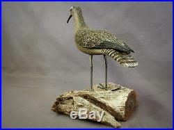 Excellent Large Shorebird Decoy by Cork McGee, Chincoteague, VA Signed & Dated