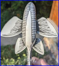 Exceptional Folk Art Fish Spearing Decoy By Joe Fulton