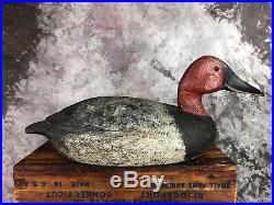 Exceptional Russel Astrop Canvasback Duck Decoy Pair, Great Form and Style
