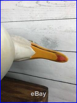 Exceptional Sean Sutton Gull Seagull Duck Decoy Signed by Artist NJ