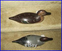 Extremely Nice Old Mason PINTAIL HEN & DRAKE Duck Decoy PAIR