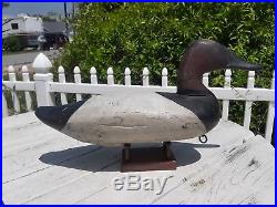 FINAL PRICE Vintage James T. Holly Decoys Canvasback & Black Duck c1910 MD VA