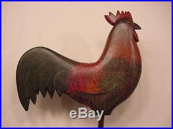 Folk Art Rooster By Frank Finney, Cape Charles, Va. Decoy