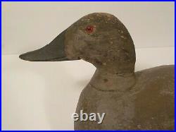 Frank Schmidt Michigan 16 Carved Duck Decoy, c. 1930's