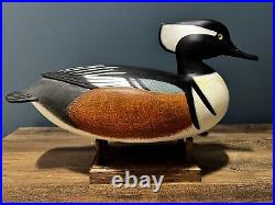 Fredrick C Brown Merganser Duck Decoy