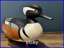 Fredrick C Brown Merganser Duck Decoy