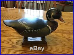 Full Size Ken Harris Wood Duck Duck Decoy 1950-1960s