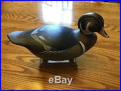 Full Size Ken Harris Wood Duck Duck Decoy 1950-1960s
