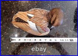 GADWALL Signed Numbered Wooden Duck Decoy Gosset Wildlife Collection Limited #