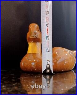 GORDON STENNETT Signed Vintage 1984 Wooden Pintail Duck Decoy Sculpture Artwork