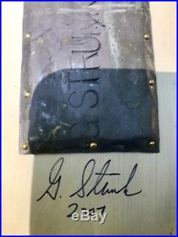 George Strunk Hooded Merganser decoys Legendary Carver signed and stamped 2007