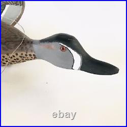 Hand Carved Blue Winged Teal Flyer Flying Wood Duck Decoy Full Size