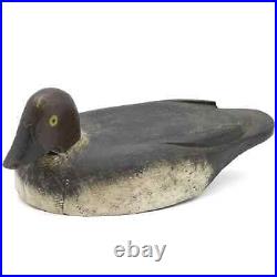 Hand Carved & Painted Redhead Drake Duck Decoy with Carved Wings Canada