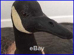 Hand Carved Wood Canadian Goose Decoy