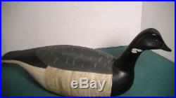Hand Carved wooden duck decoy signed George C. Marshall Forked River, NJ lot #8