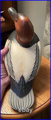 Hand Painted Canvasback Duck Decoy