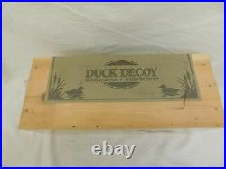 Handcarved Handpainted Solid Wood Duck Decoy Limited Edition In Original Box