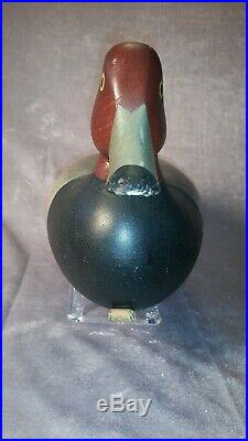 Harry V. Shourds redhead reproduction by Russell Allen NJ Decoy