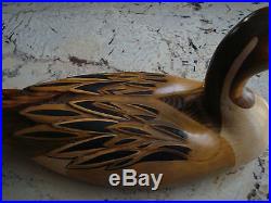 Hersey Kyle 1984 Medallion Series Signed Pintail Wood Duck Decoy