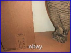 Herter's Owl Decoy Balsa Wood Crow Vintage