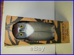 Herters Mint In Box Vintage Great Horned Owl Decoy