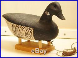 Hollow Working Brant Duck Decoy Attributed To New Jersey