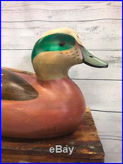 Huge 20 Tom Taber 1990-91 Ducks Unlimited Special Edition Wigeon Duck Decoy