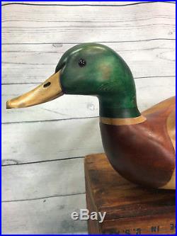 Huge 21 Tom Taber 1987-88 Ducks Unlimited Special Edition Mallard Duck Decoy