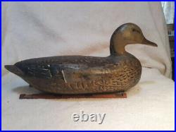 Illinois River Decoy, Mallard hen by Charles Perdew, at least partially repaint
