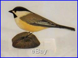 Jess Blackstone Chickadee Duck Decoy Original Antique Wooden Shorebird Mass Nh